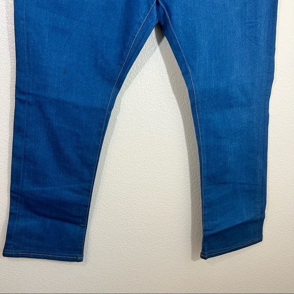 Tom James Blue Delta Mens Raw Denim Blue Custom Bespoke Jeans Size 39x28 - Picture 4 of 12